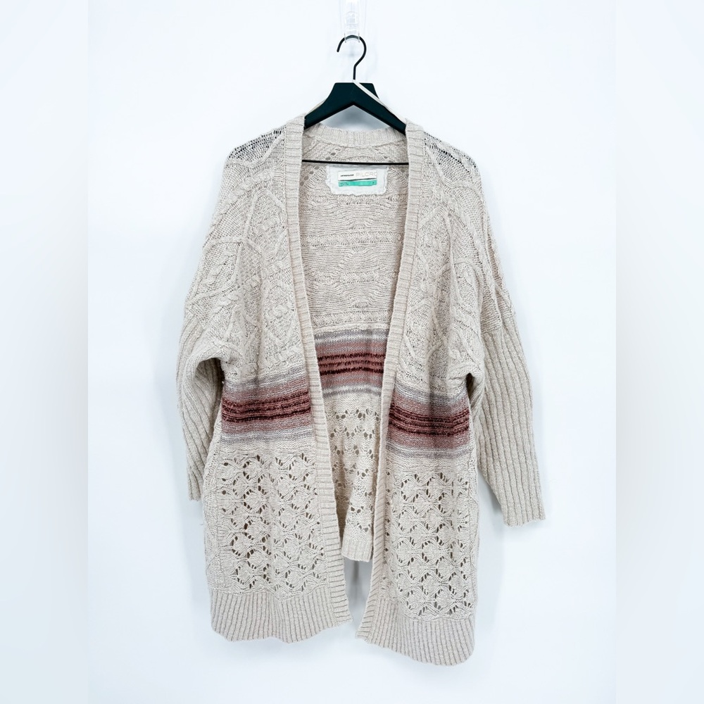 Anthropologie Pilcro Jemma Cable-Knit Cardigan 1X